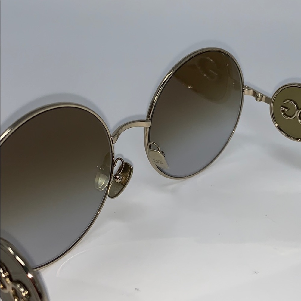 Dolce & Gabbana Large Round Sunglasses - Picture 5 of 6